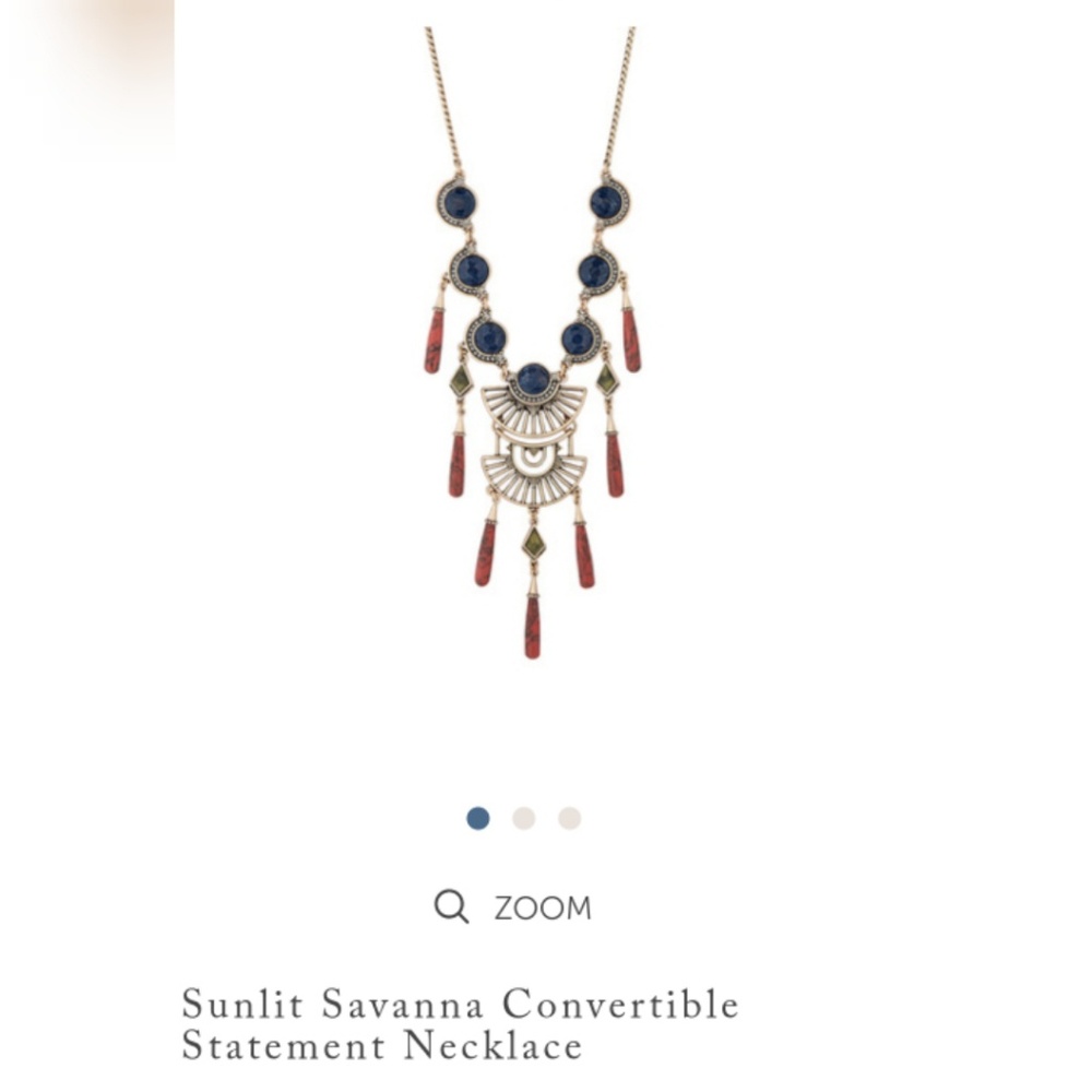 Sunlit Savannah statement necklace chloe